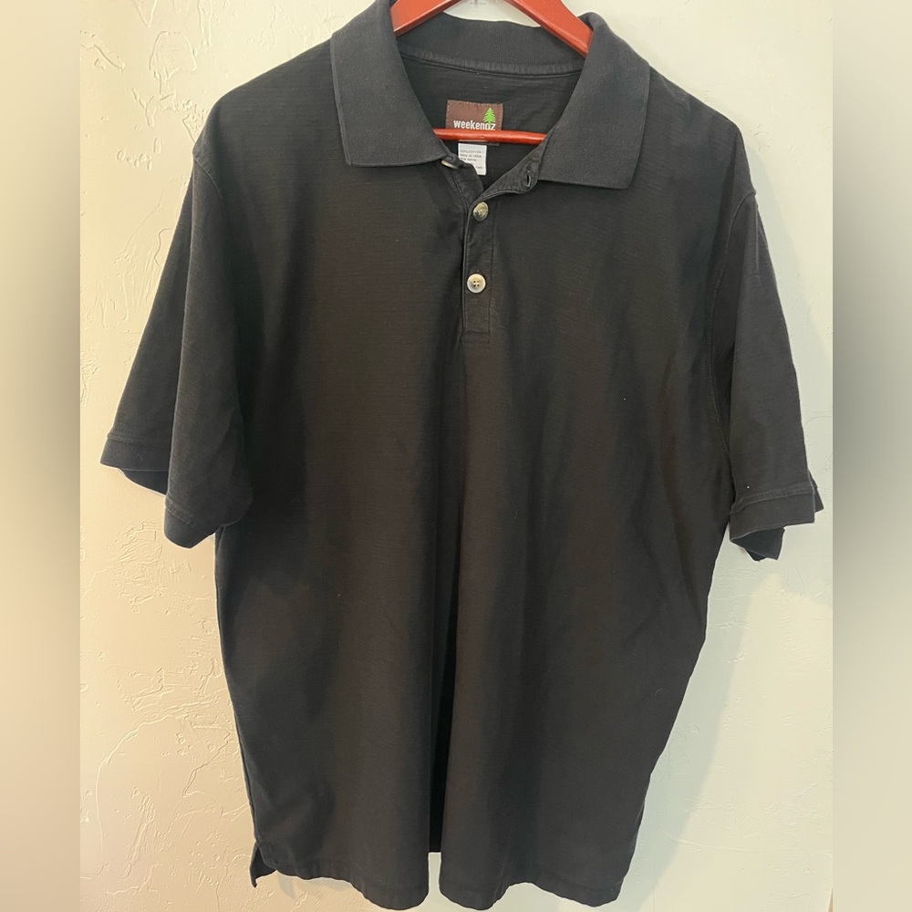 Weekendz Off Black‎ Men's Polo Shirt XL